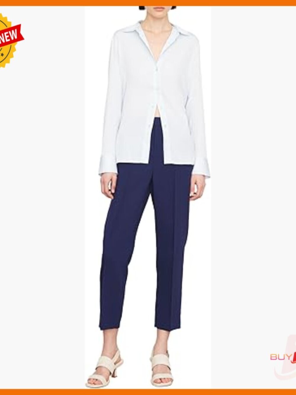 Slim Fit Silk Blouse Long Sleeve Button Down Shirt